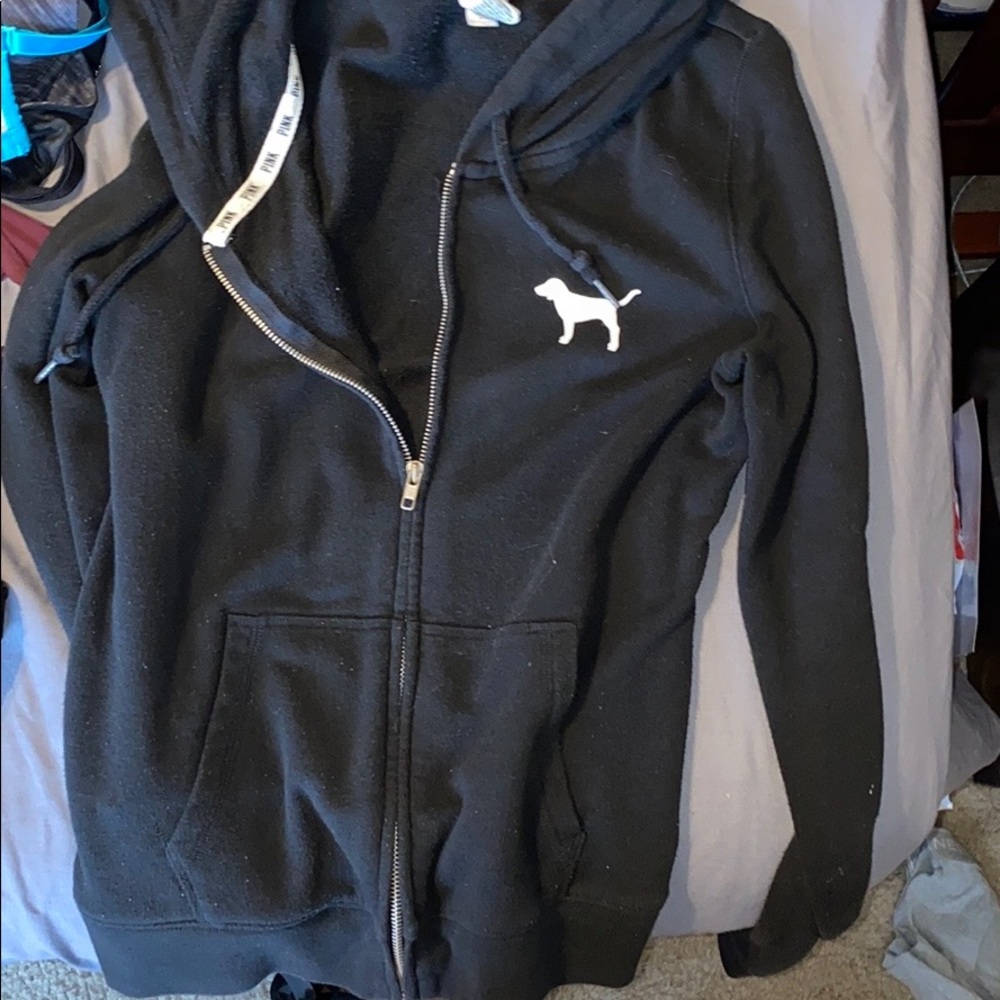 Pink zip up